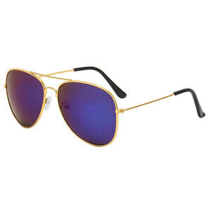 Unisex Aviator Sunglasses In Blue